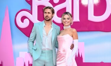 Ryan Gosling and Margot Robbie at the London premiere of "Barbie" in July. Following the staggering success of the “Barbie” movie