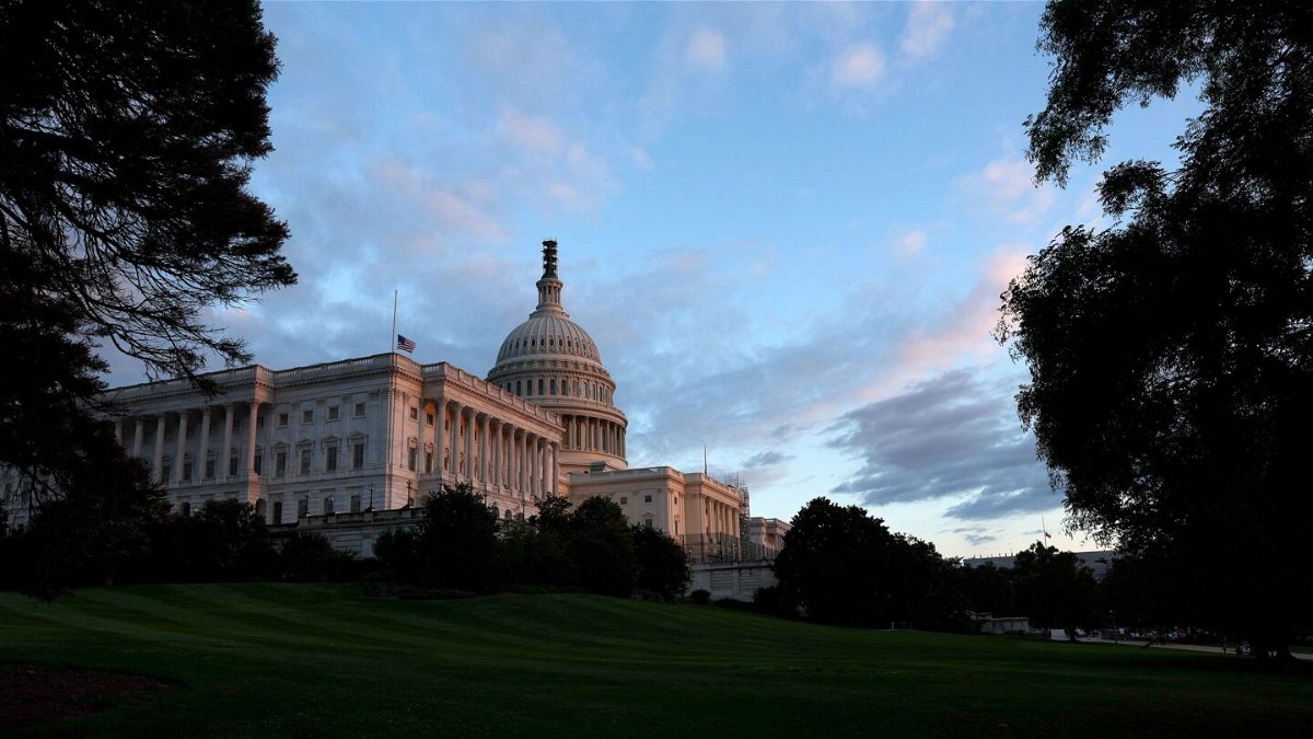 <i>Anna Moneymaker/Getty Images</i><br/>The U.S. Capitol Building is pictured here on September 30 in Washington