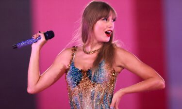 US singer-songwriter Taylor Swift performs during her Eras Tour at Sofi stadium in Inglewood