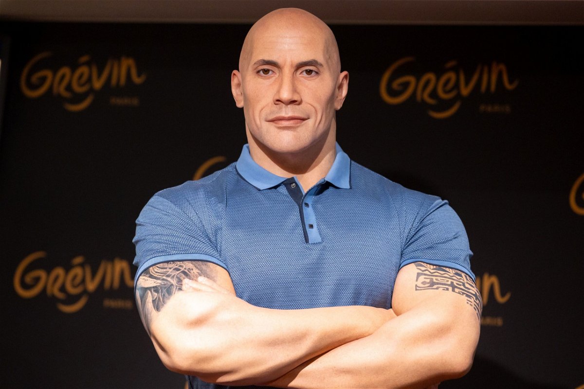<i>Marc Piasecki/Getty</i><br/>Dwayne “The Rock” Johnson’s wax figure at Musee Grevin is getting a makeover. It's seen here on October 16 in Paris