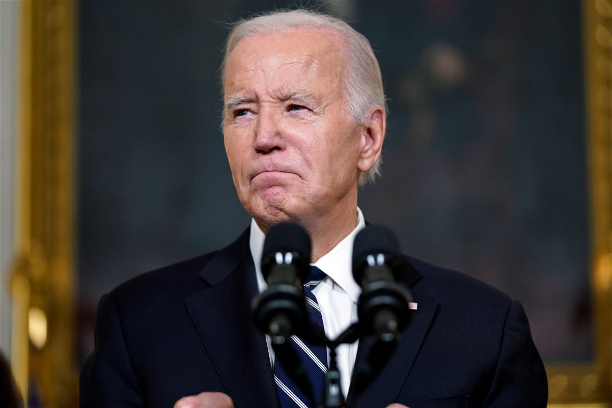 <i>Evan Vucci/AP</i><br/>President Joe Biden speaks on Tuesday