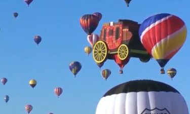 A hot air balloon was built to give wheelchair accessible rides during the Balloon Fiesta in Albuquerque