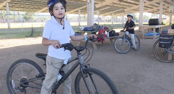 <i>KGUN</i><br/>Ernesto Suarez didn’t know how to ride until he joined the club at the start of the school year.