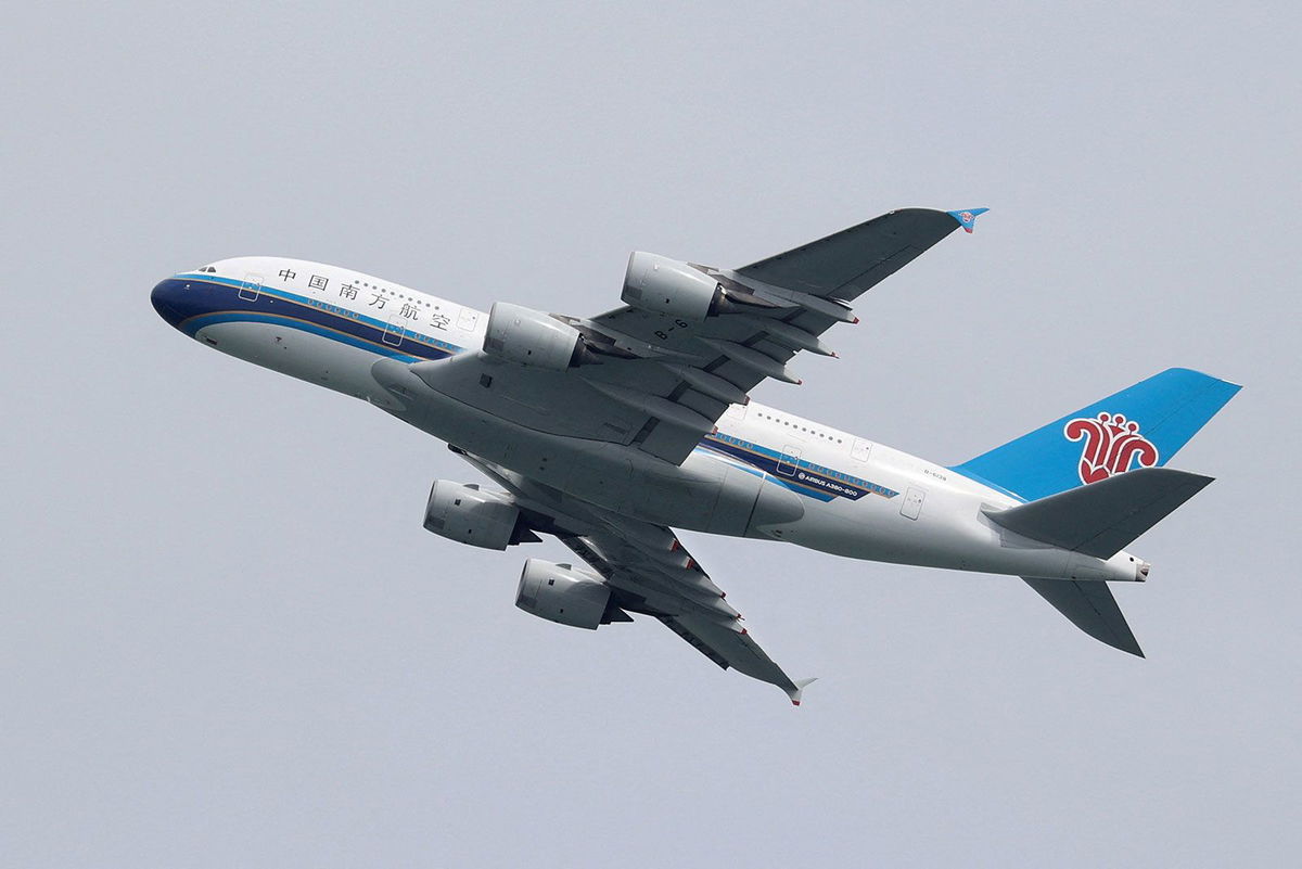 <i>Loren Elliott/Reuters/FILE</i><br/>A China Southern Airlines Airbus A380-800 takes off from Sydney Airport in Sydney