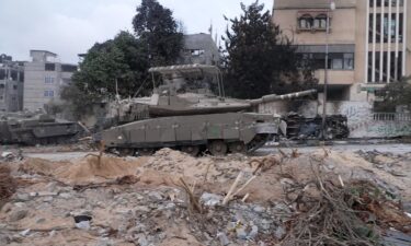 IDF spokesperson Rear Admiral Daniel Hagari inside Gaza