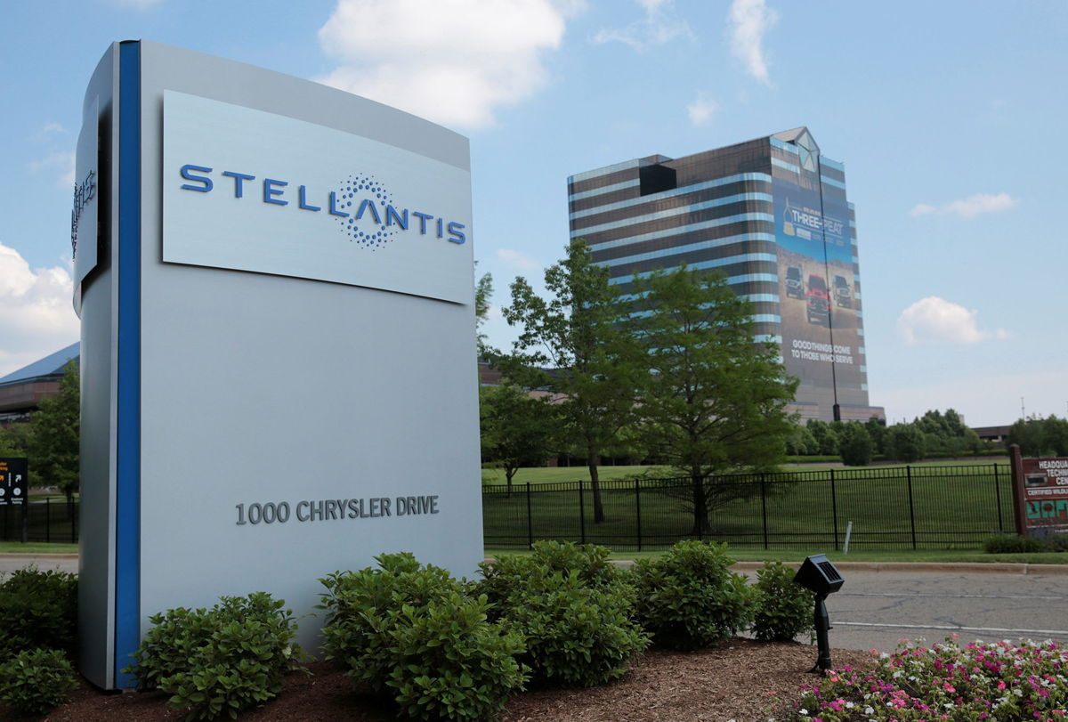 <i>Rebecca Cook/Reuters</i><br/>Stellantis' headquarters in Auburn Hills