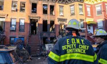 New York City fire officials say the cause of the fire that killed three people in Brooklyn was a lithium-ion battery in an e-scooter.