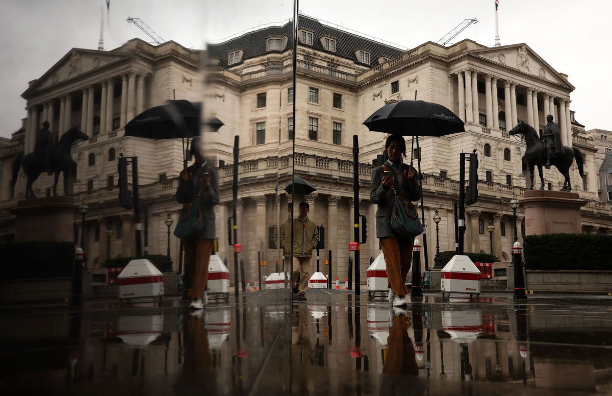 <i>Daniel Leal/AFP/Getty Images</i><br/>UK inflation has halved since January but the economy is looking increasingly fragile.