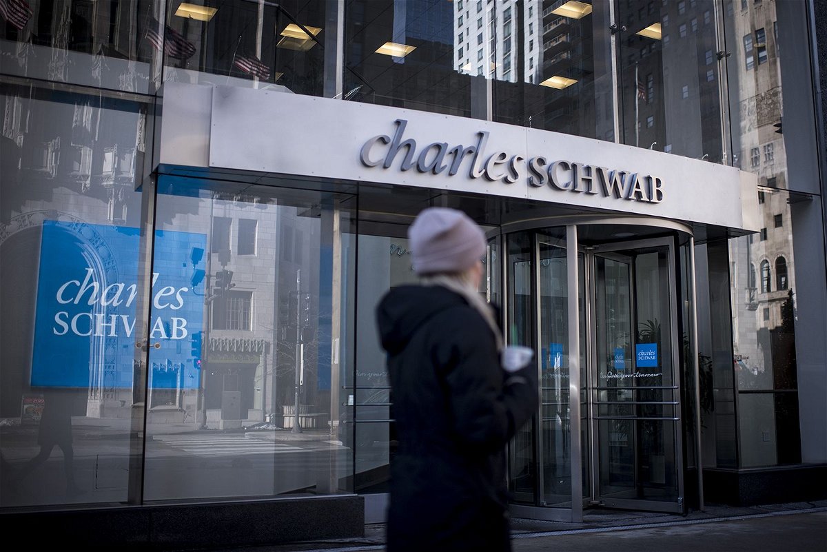 <i>Christopher Dilts/Bloomberg/Getty Images</i><br/>Charles Schwab has laid off roughly 2