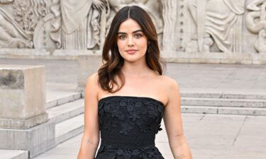Lucy Hale at Paris Fashion Week in September says she’s two years sober.