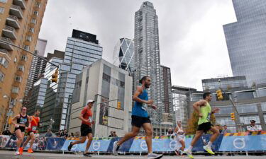 People participate in the 2022 TCS New York City Marathon.