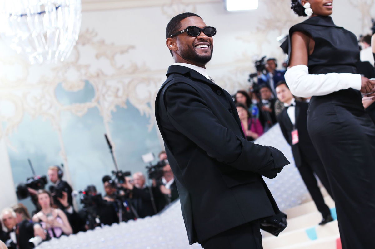 <i>Lexie Moreland/WWD/Getty Images</i><br/>Usher at the Met Gala in May.