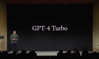 OpenAI CEO's Samuel Altman introducing GPT-4 Turbo during the opening keynote of OpenAI DevDay
