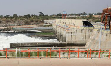 The China-backed Karuma dam at the Karuma Hydropower Plant in Kiryandongo