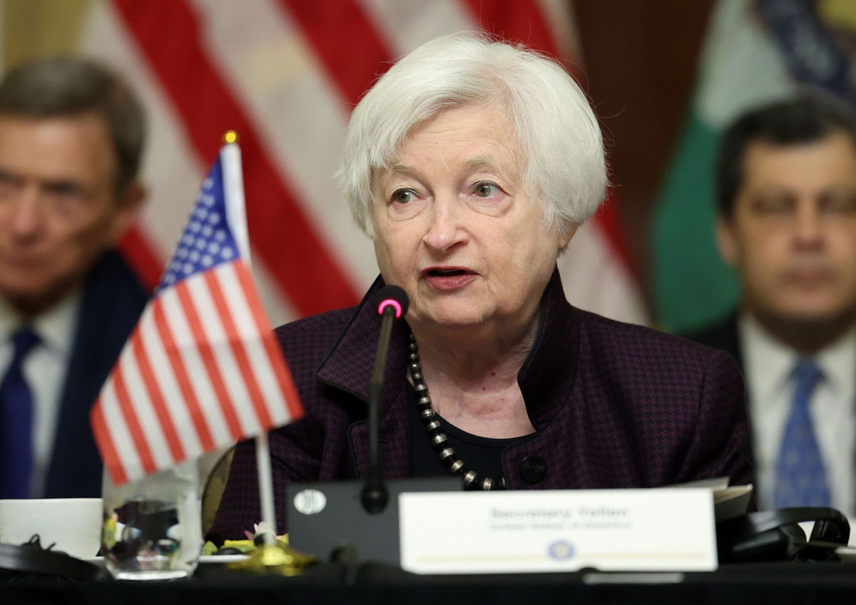 <i>Kevin Dietsch/Getty Images</i><br/>Treasury Secretary Janet Yellen