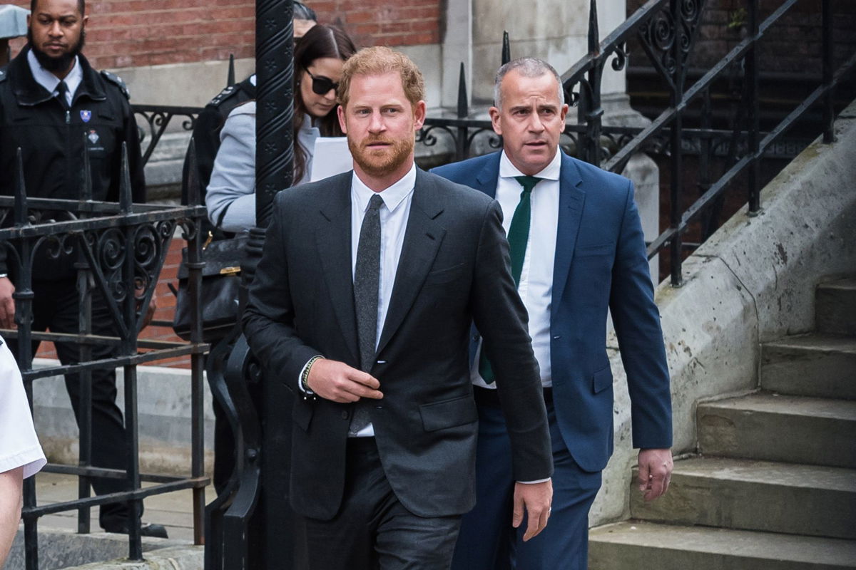 <i>Wiktor Szymanowicz/Anadolu Agency/Getty Images</i><br/>The Duke of Sussex leaves the UK High Court on March 30 after attending the fourth day of the preliminary hearing in a case against Associated Newspapers Limited