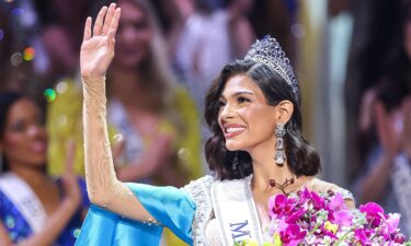 Sheynnis Palacios of Nicaragua waves to the audience after she was crowned the 2023 Miss Universe during the 72nd Miss Universe Competition on November 18.