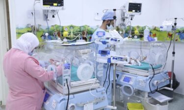 The babies received treatment at a hospital in Cairo