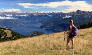 Monte San Primo is popular year-round with hikers.