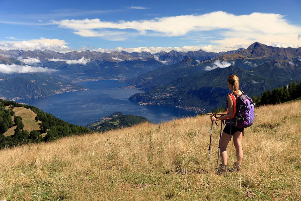 <i>Mauritius Images GmbH/Alamy Stock Photo</i><br/>Monte San Primo is popular year-round with hikers.