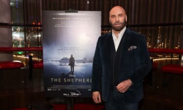 John Travolta at a London screening of 'The Shepherd' on Thursday.