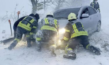 Odesa meteorologists say the current snowfall is the heaviest in the last five years.