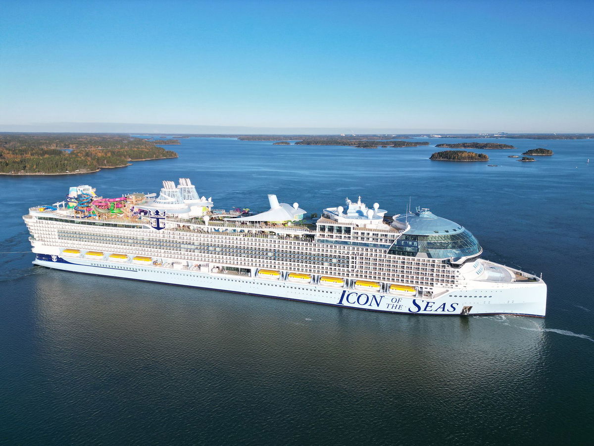 <i>Royal Caribbean</i><br/>The Icon of the Seas has been handed over to Royal Caribbean at Turku in Finland.