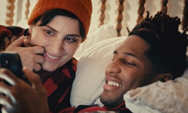 Suleika Jaouad and Jon Batiste in the Netflix documentary "American Symphony."