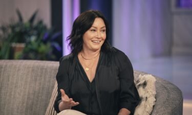 Shannen Doherty is pictured on "The Kelly Clarkson Show." Doherty isn’t letting any of the challenges life has thrown at her get in the way of launching an exciting new project.