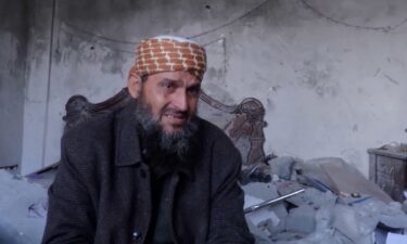 Khaled Nabhan in his home on November 27.