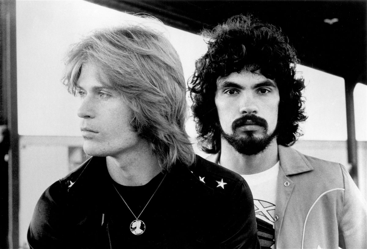 <i>Michael Ochs Archives/Getty Images</i><br/>(From left) Daryl Hall and John Oates of rock duo Hall & Oates in 1970.
