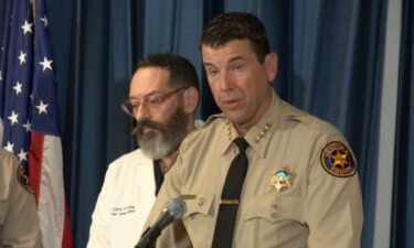 Ventura County Sheriff Jim Fryhoff hold a news conference to address the death Paul Kessler