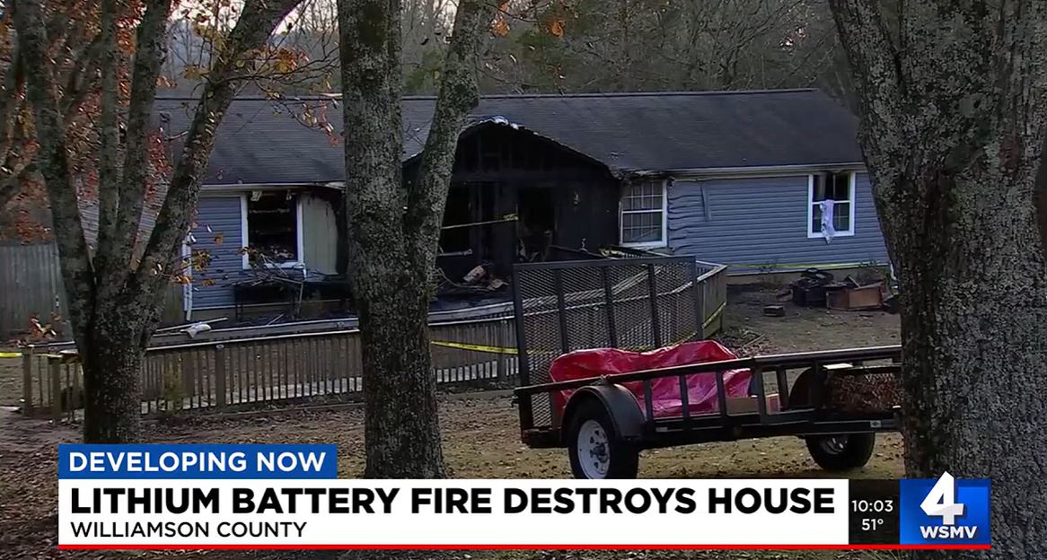 <i>WSMV</i><br/>A woman said a rechargeable flashlight sparked a fire that destroyed her home in Williamson County and she wants to warn others before it happens to them.