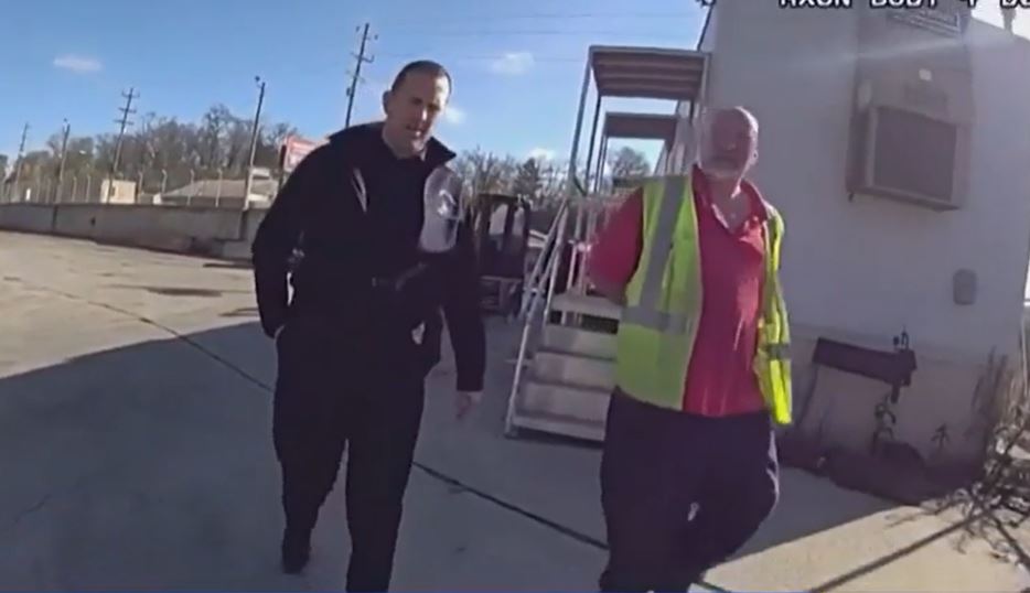 <i>Union Township police/WLWT</i><br/>Union Township police body camera footage released shows Monte Cecil