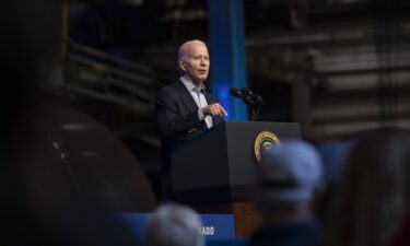 President Joe Biden on December 5 decried sexual assaults committed by Hamas during its October 7 terror attack on Israel. Biden is seen here on November 29 in Pueblo