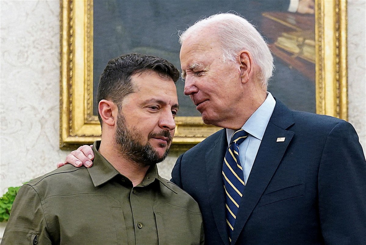 <i>Kevin Lamarque/Reuters</i><br/>President Joe Biden will host Ukrainian President Volodymyr Zelensky at the White House on December 12 as discussions on a Ukraine aid deal remain stalled in Congress.