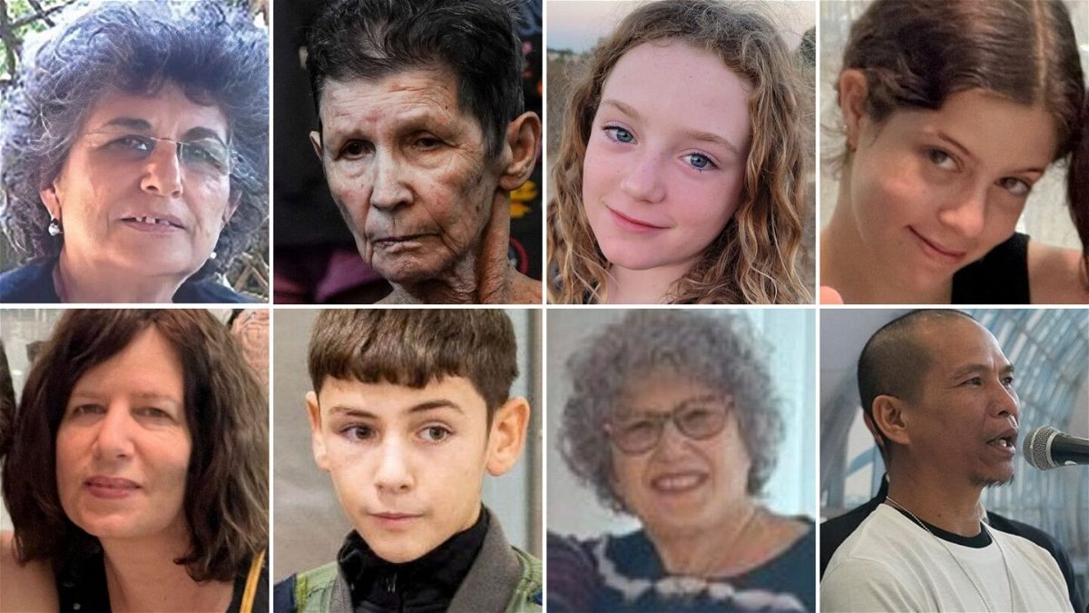 <i>Hostages Missing Families Forum/Family Photos/Reuters/Associate Press</i><br/>Top row: Adina Moshe