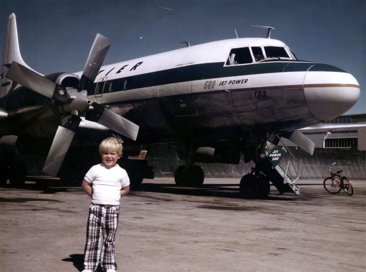 <i>Courtesy Brian Aerni</i><br/>Here's Brian and his daughter photographed in his plane.