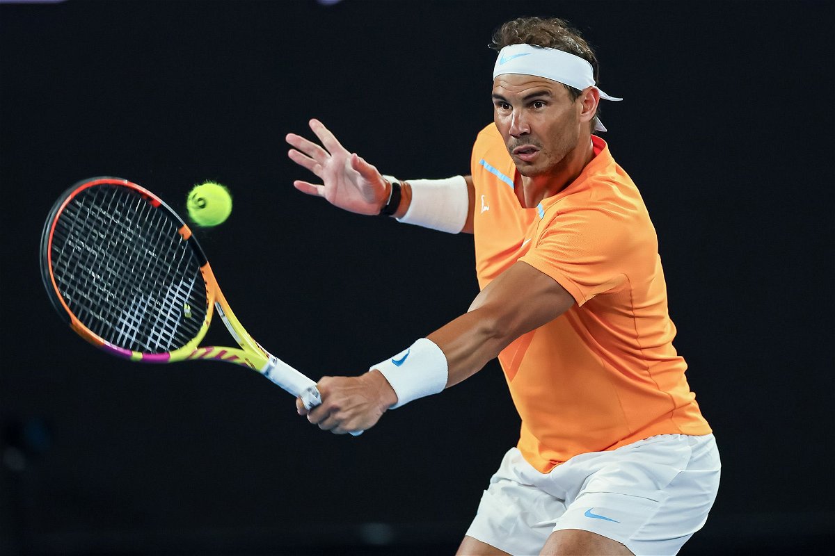 <i>Hannah Mckay/Reuters</i><br/>Nadal received medical attention during the match against McDonald in January.