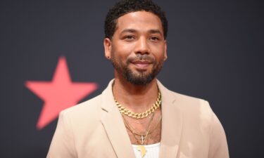 Jussie Smollett arrives at the BET Awards on June 26