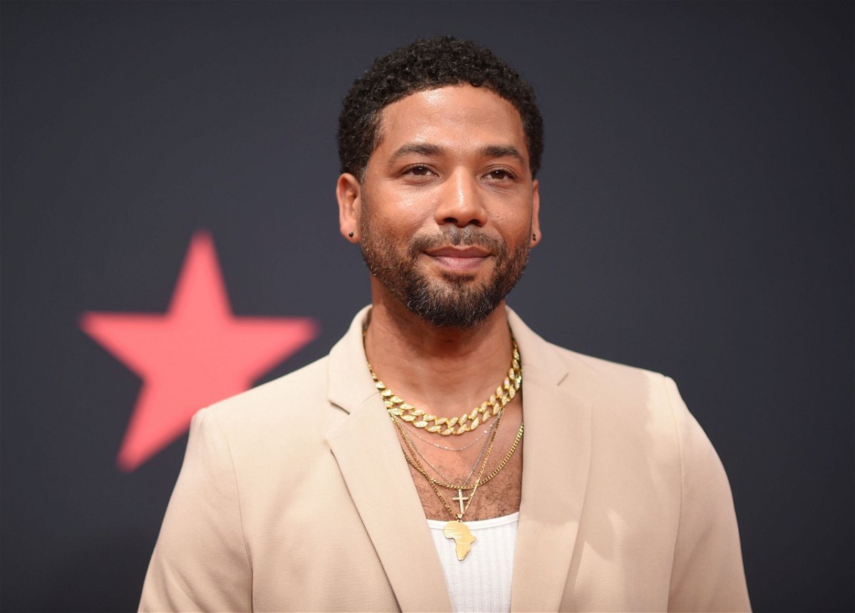 <i>Richard Shotwell/Invision/AP</i><br/>Jussie Smollett arrives at the BET Awards on June 26