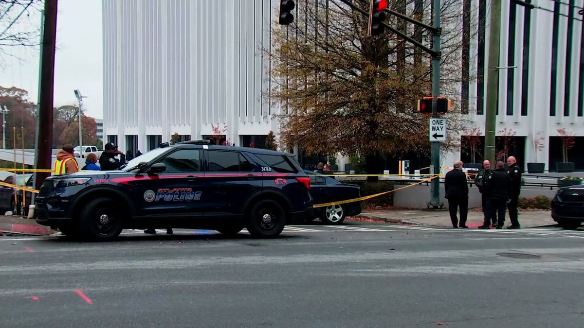 <i>WANF</i><br/>Police respond to the Israeli consulate building in Atlanta after reports about an fire-related incident that left two people injured.