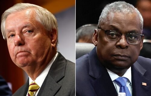 US Sen. Lindsey Graham and Secretary of Defense Lloyd Austin. GOP Sen. Lindsey Graham called Secretary of Defense Lloyd Austin “naive” for believing further civilian casualties in Gaza could produce even more insurgents and said he has “lost all confidence” in him.