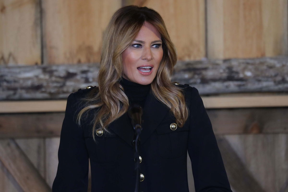 <i>Mike De Sisti/Milwaukee Journal Sentinel/USA Today Network</i><br/>Former first lady Melania Trump