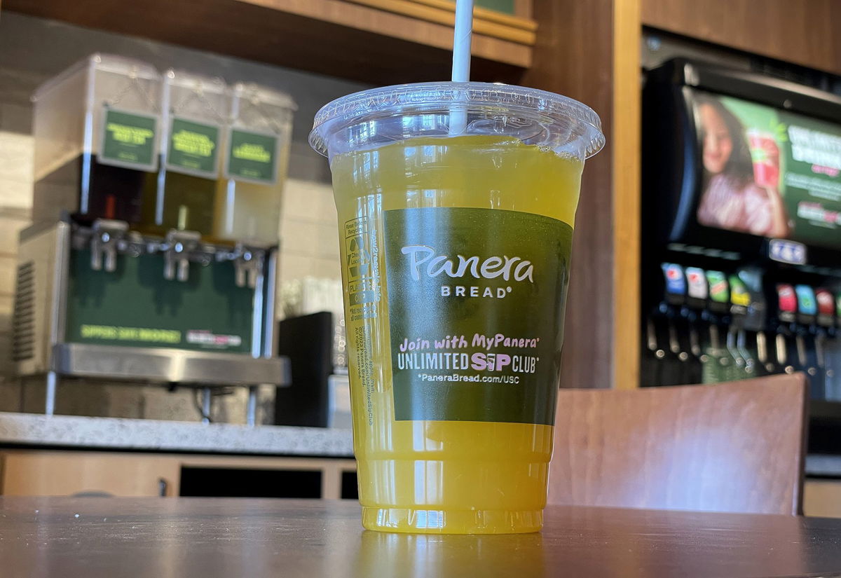 <i>Justin Sullivan/Getty Images</i><br/>Panera is being sued again after another customer is said to have died after consuming the chain’s caffeinated lemonade. Panera's mango yuzu citrus charged lemonade is pictured here.