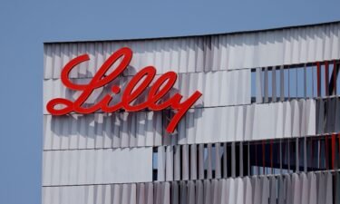 Eli Lilly logo is shown on one of the company's offices in San Diego