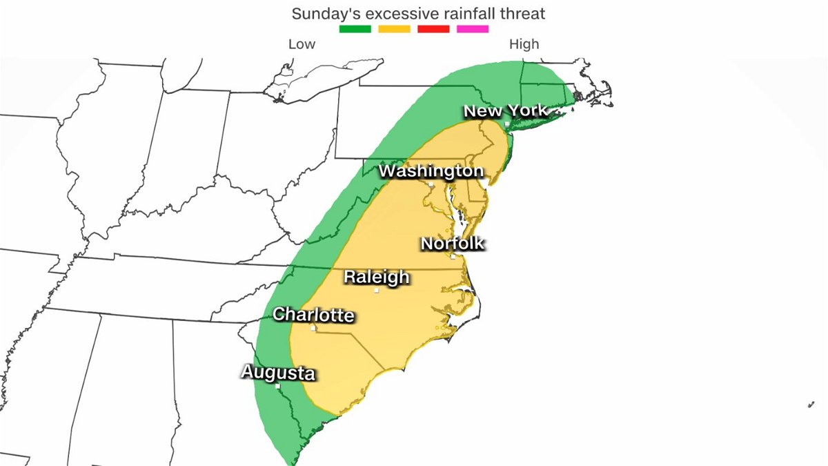 <i>CNN Weather</i><br/>Severe thunderstorms are possible across Florida on Saturday.