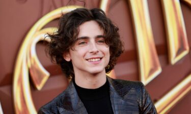 Wonka star Timothée Chalamet on December 10.