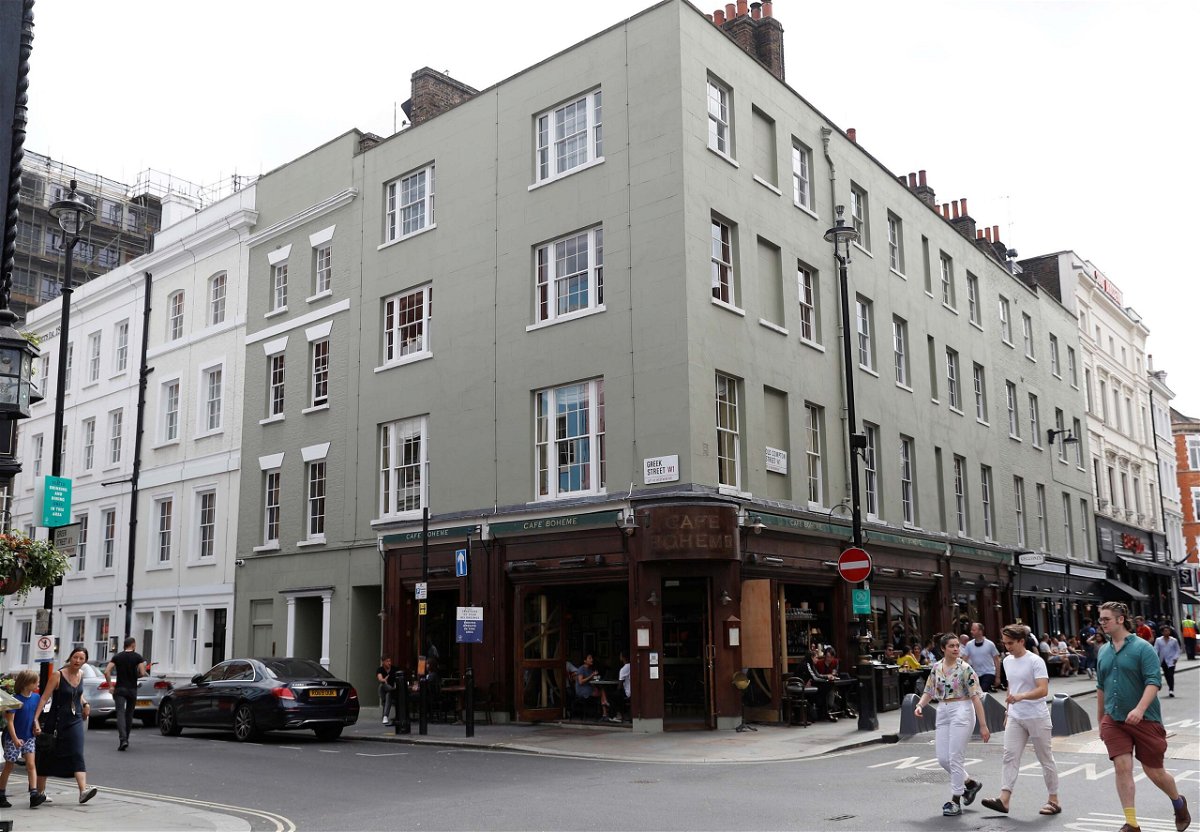 <i>Peter Nicholls/Reuters/File</i><br/>Soho House on Greek Street in London.