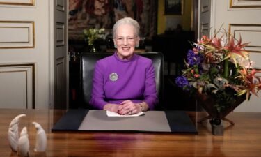 Queen Margrethe II gives a New Year's speech and announces her abdication from Christian IX's Palace